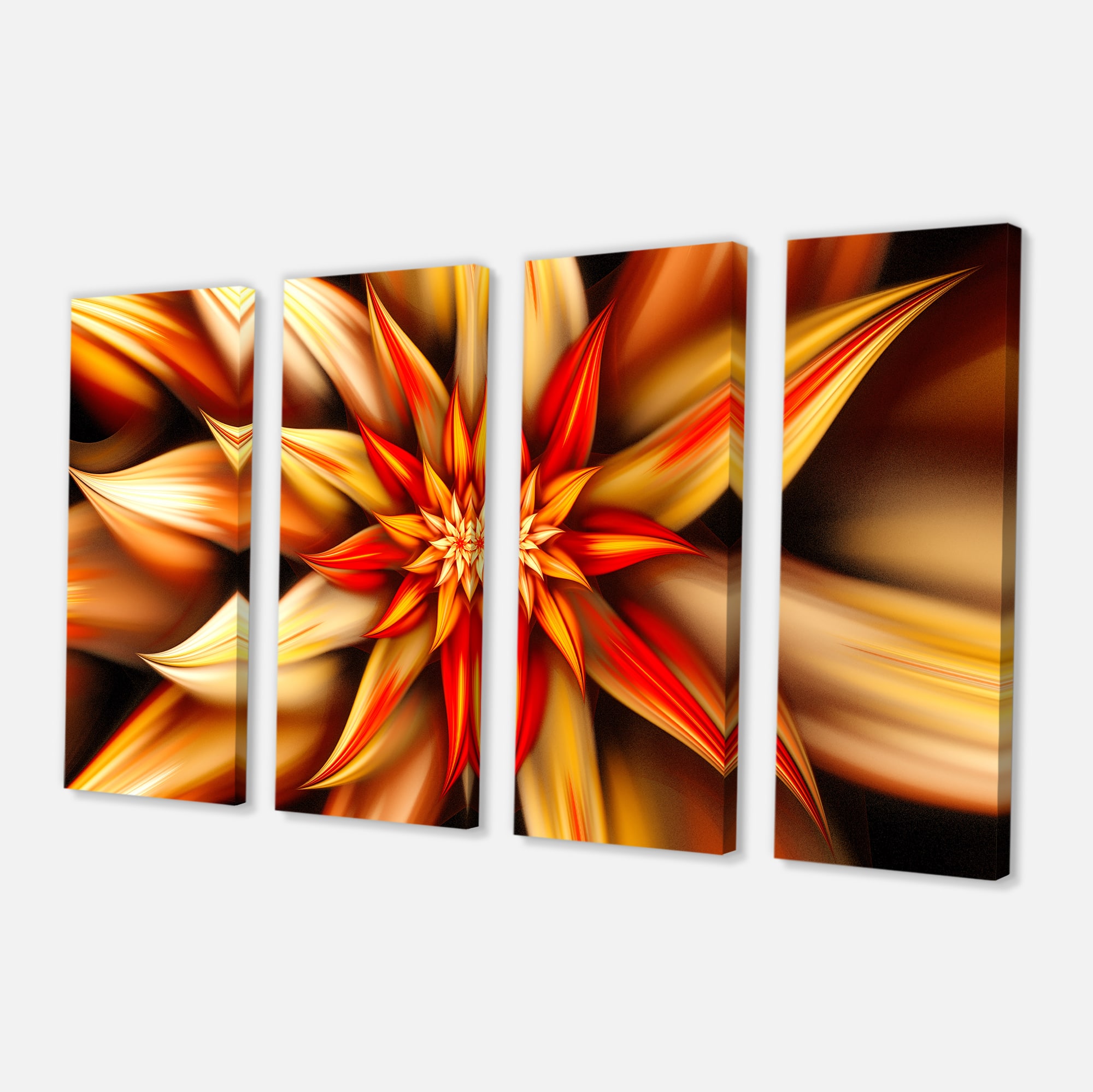 Designart - Beautiful Brown Flower Petals